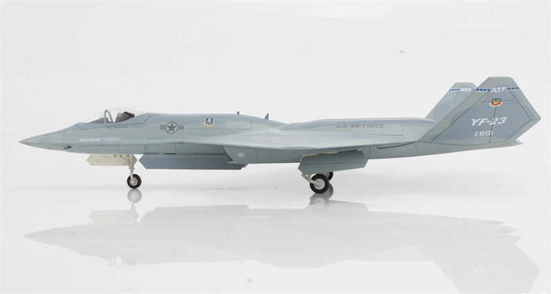 HOBBY MASTER YF-23 USAF Gray Ghost PAV-2 AF serial no. 87-0801 1990 (with 3 xAIM-120 2 xAIM-9) 1:72 Aircraft Pre-built Model