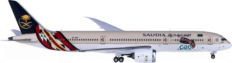 NG Models Saudia Boeing 787-9 HZ-ARF 1:400 Diecast Model view 1