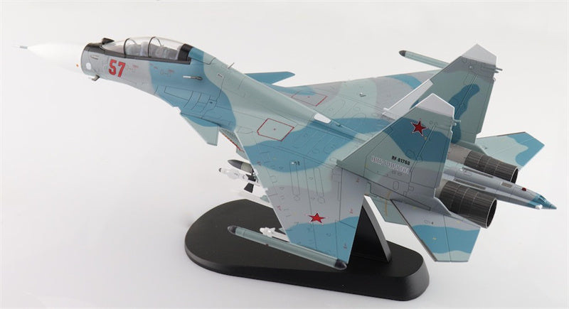 HOBBY MASTER Sukhoi SU30SM Flanker Red 57 Russian Air Force 2018 1:72 Aircraft Pre-built Model