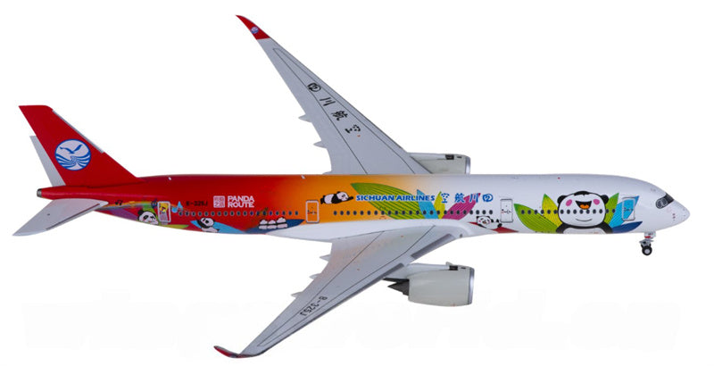 NG Models Sichuan Airlines for airbus A350-900 B-325J 1:400 Airplane Pre-built  Airliner Model Display