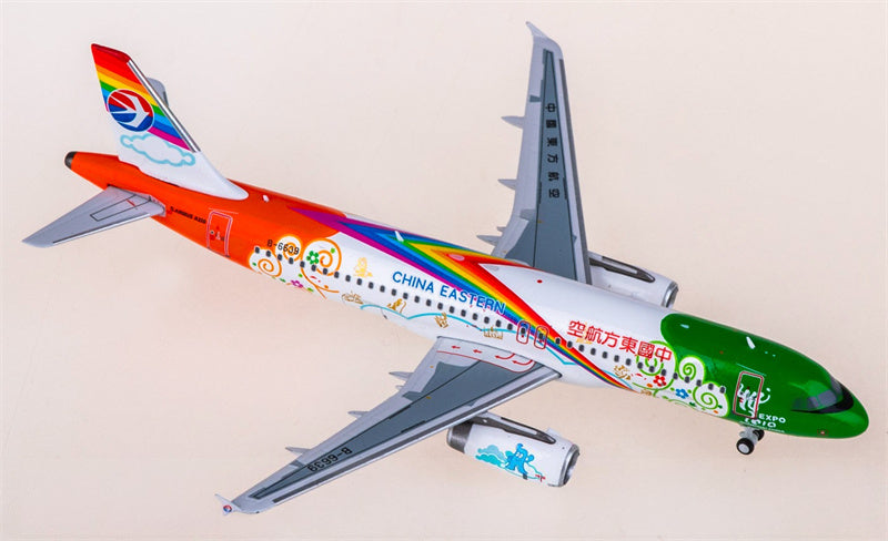 Kylin 1:400 China Eastern Airbus A320 B-6639 Diecast Model view 3