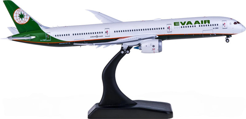 JC Wings EVA Air Boeing 787-10 B-17801 Flaps Down 1:400 Diecast Model view 2