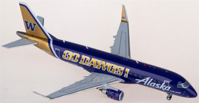 Geminijets Alaska Airlines Embraer ERJ-175LR N662QX 1:200 Aircraft Pre-built  Airliner Model Display