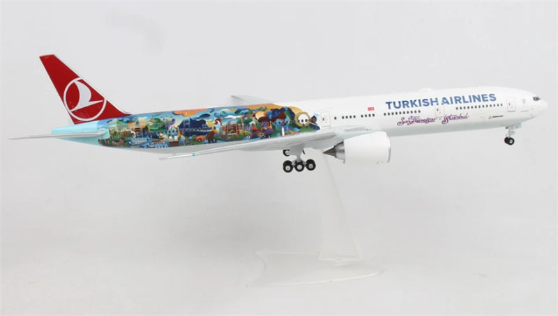 Herpa 1:200 Turkish Airlines Boeing 777-300ER TC-JJU  ABS Model