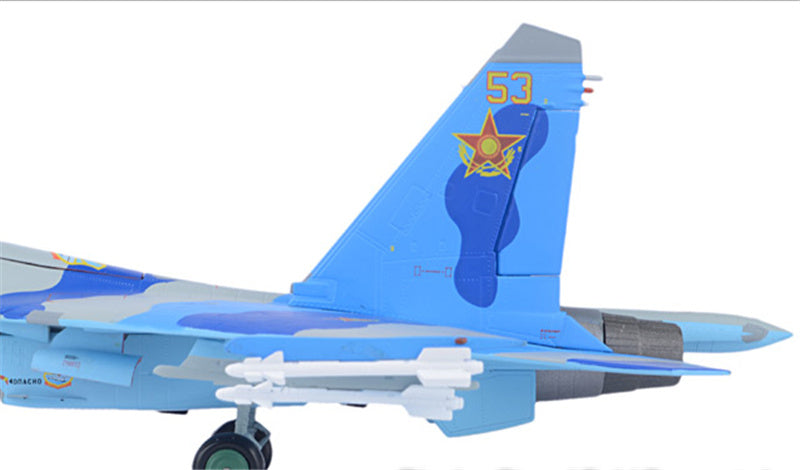 JC WINGS Sukhoi Su27UB Flanker-C Kazakhstan Air Force 604th Air Base 2010 1:72 Aircraft Pre-built Model