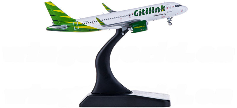 JC Wings Citilink for Airbus A320neo PK-GTA 1:400 Airplane Pre-built  Airliner Model Display
