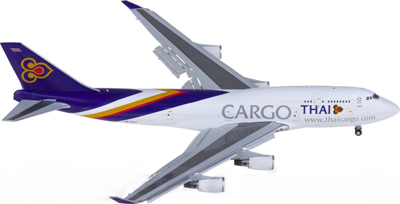 JC Wings Thai Airways Cargo Boeing 747-400BCF HS-TGJ Flaps Down 1:400 Diecast Model view 1