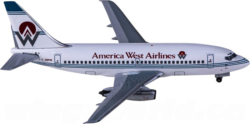 AeroClassics America West Airlines Boeing 737-200 C-GBPW 1:400 Diecast Model view 1