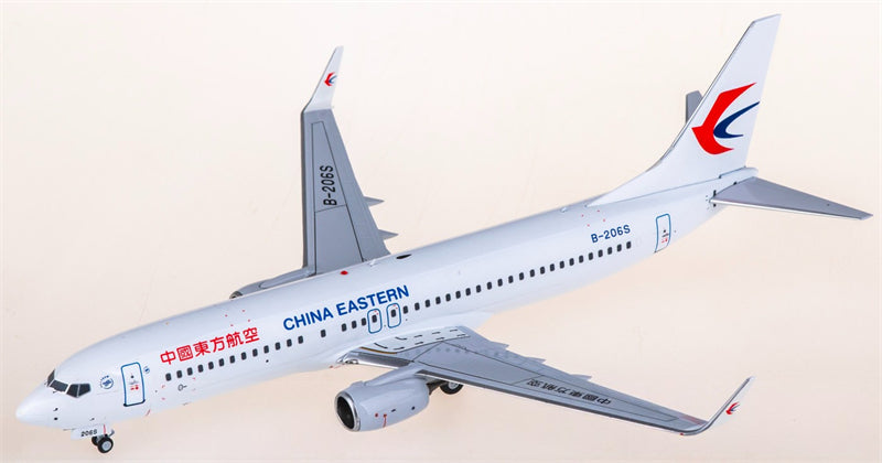 NG Models 1:200 China Eastern Boeing 737-800 B-206S Diecast Model view 1
