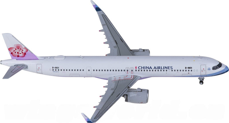 JC Wings China Airlines Airbus A321neo B-18101 1:400 Diecast Model view 3