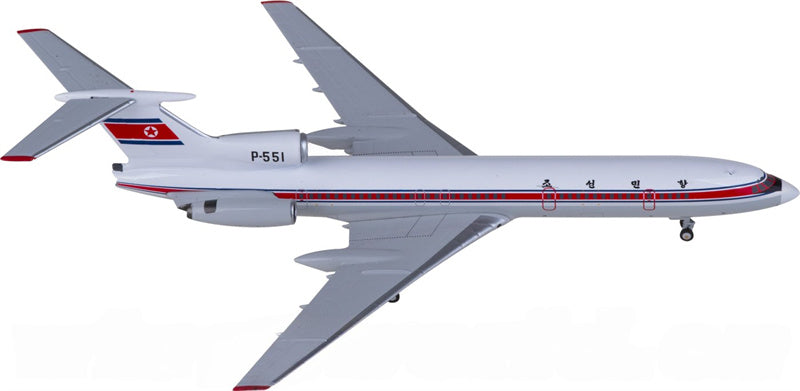 NG Models Air Koryo for Tupolev TU-154B P-551 1:400 Airplane Pre-built  Airliner Model Display