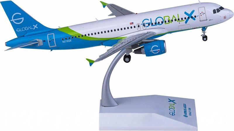JC Wings Global X Airbus A320 N276GX 1:200 Diecast Model view 1