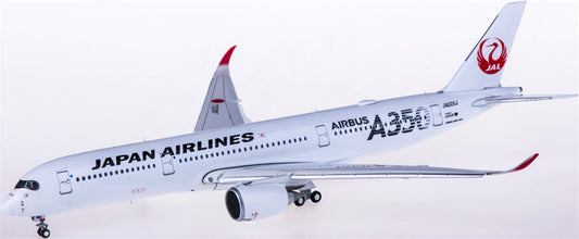 JC Wings Japan Airlines for Airbus A350-900XWB JA02XJ Flaps Down 1:400 Airplane Pre-built  Airliner Model Display