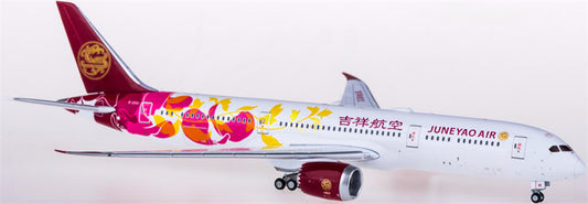 JC Wings 1:400 Juneyao Air Boeing 787-9 B-20D1 Diecast Model view 1
