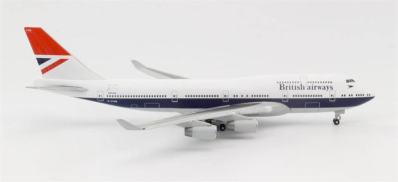 Herpa 1:500 British Airways Boeing 747-400 G-CIVB 100th Anniversary DIECAST Model