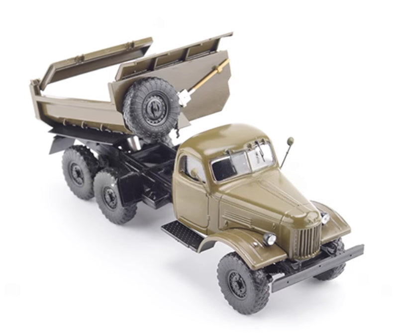 Modimio Special military dump truck ZIL-MMZ-4510 the Soviet Ministry of Defense 1:43 Tank Pre-built Model