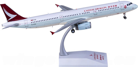 JC Wings Cathay Dragon Airbus A321 B-HTG 1:200 Diecast Model view 1