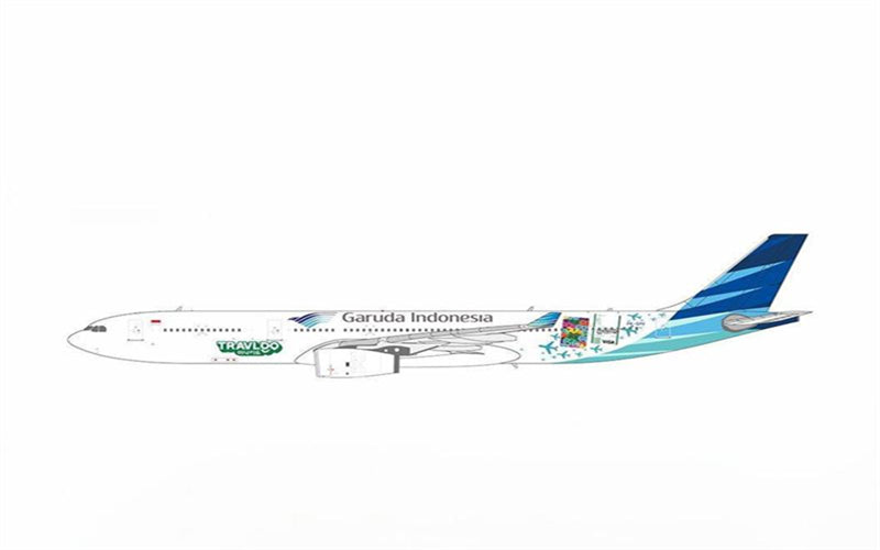 NG Models Garuda Indonesia for Airbus A330-300 PK-GPV 1:400 Airplane Pre-built Airliner Model Display