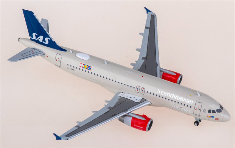 JC Wings 1:400 Scandinavian SAS Airbus A320 OY-KAR Model
