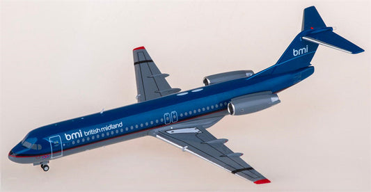 JC Wings 1:200 BMI Fokker 100 G-BXWF Model