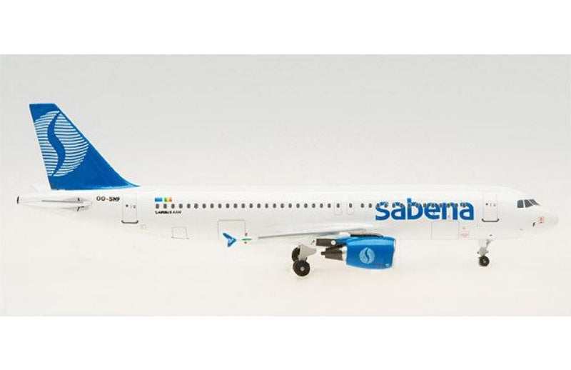 AeroClassics Sabena Airbus A320 OO-SNF 1:400 Aircraft Pre-built  Airliner Model Display