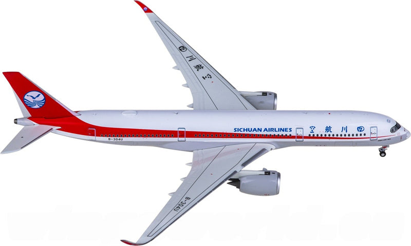 NG Models 1:400 Sichuan Airlines Airbus A350-900 B-304U Diecast Model view 2