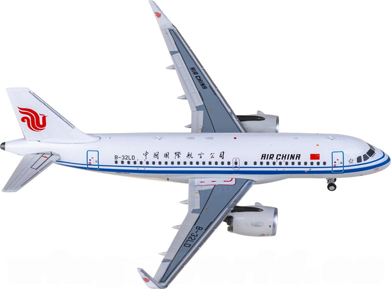 NG Models 1:400 Air China Airbus A319neo B-32LD Diecast Model view 4