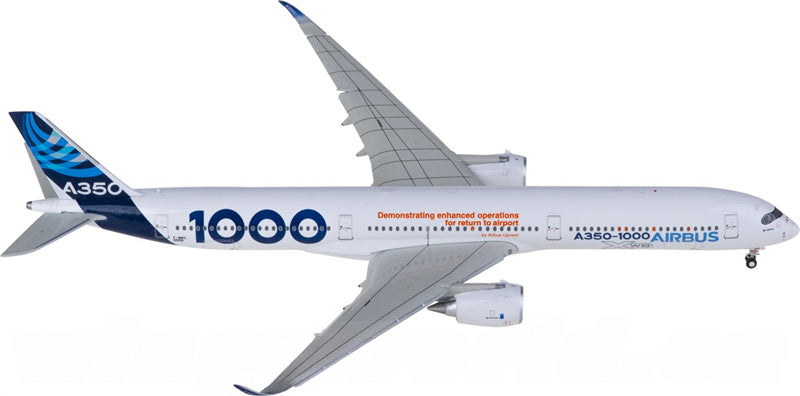 JC Wings Airbus A350-1000XWB F-WMIL Flaps Down 1:400 Diecast Model view 1
