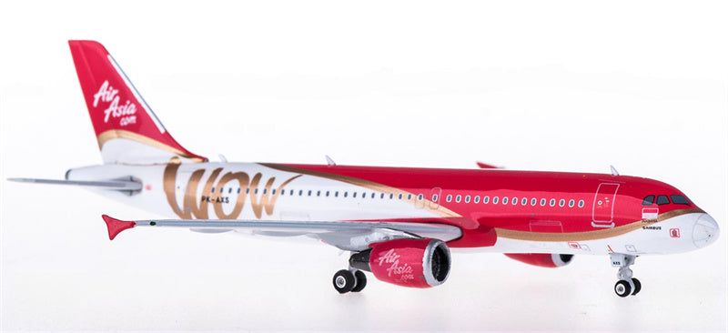 Phoenix AirAsia Airbus A320 PK-AXS 1:400 Diecast Model view 2