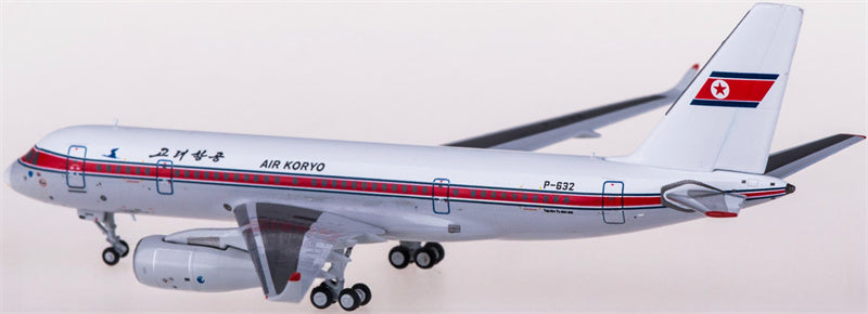 NG Models Air Koryo for Tupolev TU-204-300 P-632 1:400 Airplane Pre-built  Airliner Model Display