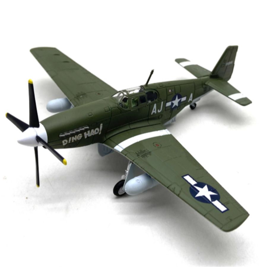 FLOZ US P51-B Mustang fighter jet 1:72 Aircraft Pre-built Model