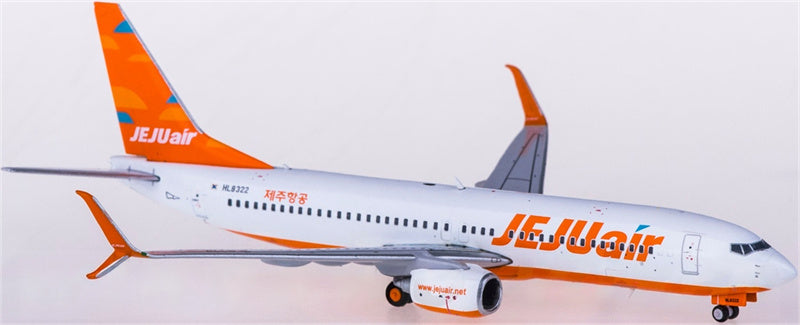 JC Wings JEJUair Boeing 737-800 HL8322 1:400 Diecast Model view 2