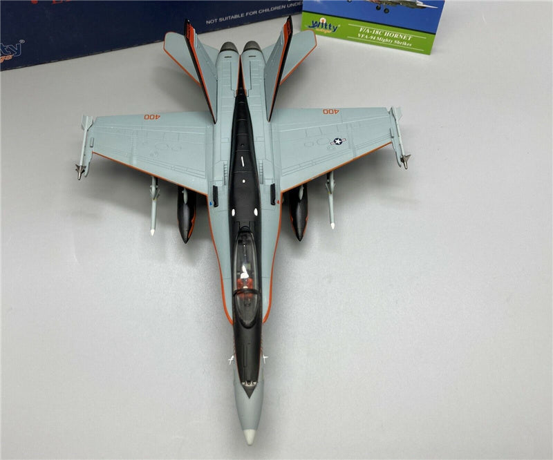 Witty F/A-18C HORNET US Navy VFA-94 Mighty Shrikes Limited Edition 1:72 Aircraft Pre-built Model