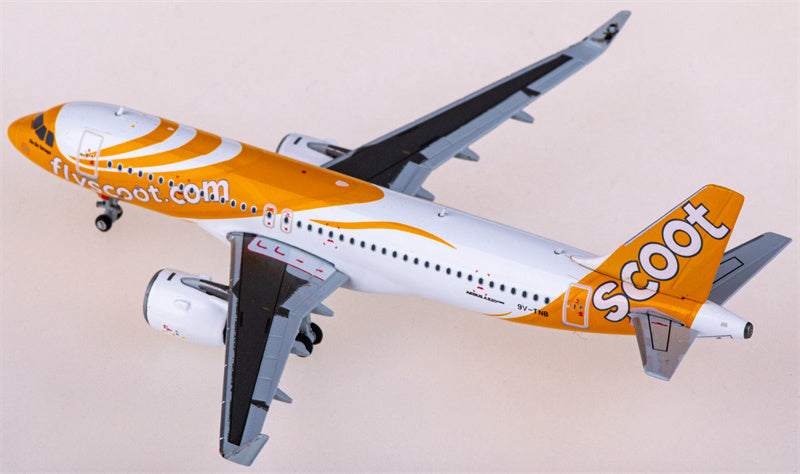 JC Wings Scoot Airbus A320neo 9V-TNB 1:400 Diecast Model view 3