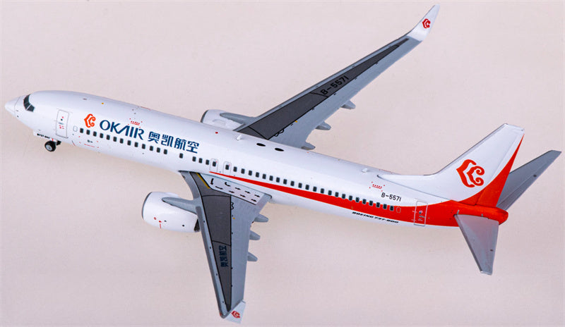 JC Wings OK Air Boeing 737-800 B-5571 1:400 Diecast Model view 2
