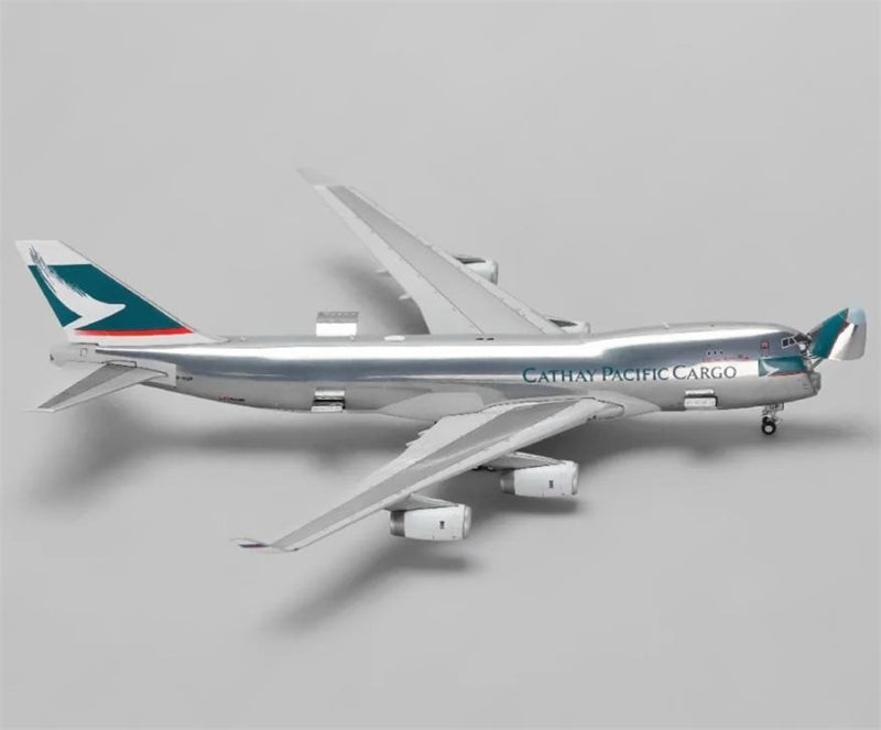 YY Wings Cathay Pacific Cargo Boeing 747-400F B-HUP Polished Interactive 1:400 Diecast Model view 3