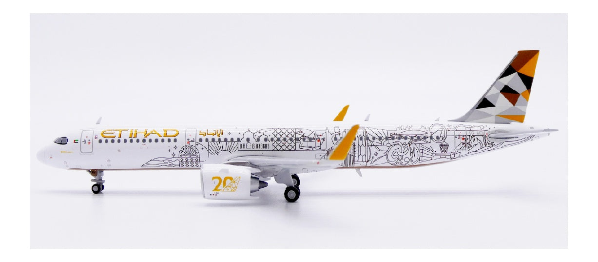 JC Wings 1:400 Etihad Airways Airbus A321neo A6-AEN  DIECAST Model