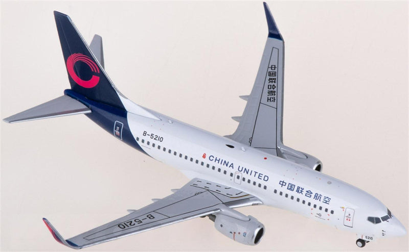 NG Models China United Airlines Boeing 737-700 B-5210 1:400 Diecast Model view 2