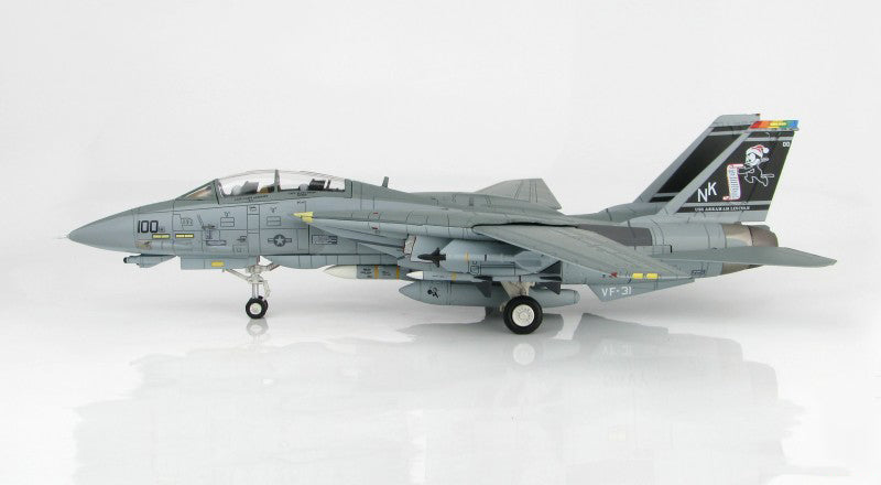 HOBBYMASTER USN F-14D VF-31 Tomcatters 1:72 Model 2002 Operation Iraqi Freedom USS Abraham Lincoln 164601