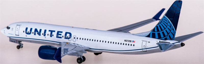 AeroClassics United Airlines Boeing 737 MAX 8 N27251 1:400 Diecast Model view 2