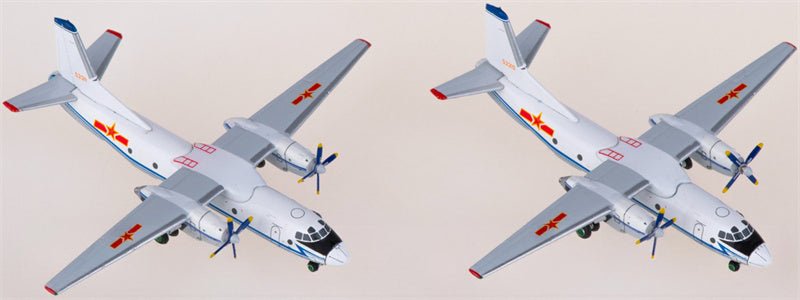 Patriot PLAAF Xian Y-7H China Air Force 53310 and 53311 (twin pack) 1:400 Diecast Model view 1