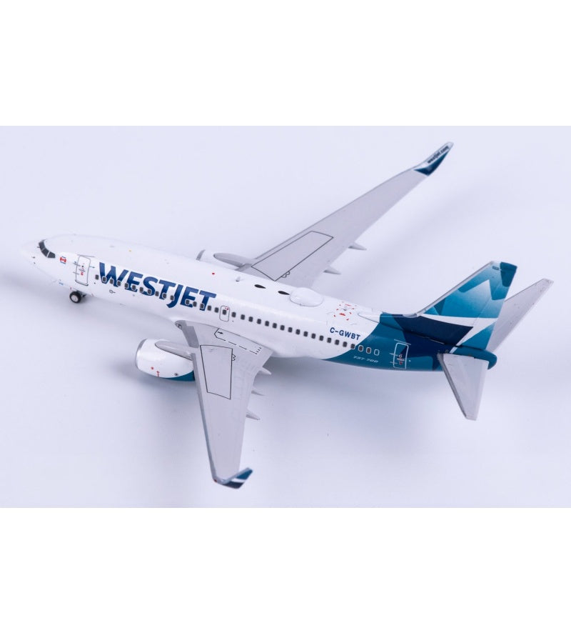 C Model 1:400 WestJet Boeing 737-700 C-GWBT  DIECAST Model