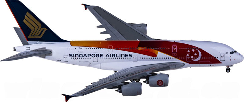 JC Wings Singapore Airlines Airbus A380 9V-SKI 1:400 Diecast Model view 1