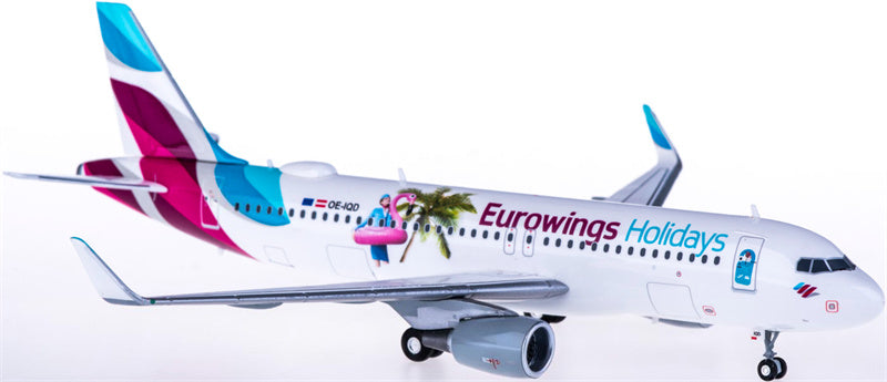 Herpa Eurowings Airbus A320 OE-IQD Eurowings Holidays 1:200 ABS Model view 2