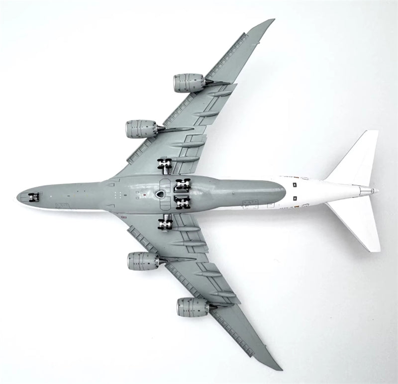 YY Wings Lufthansa Airlines Boeing 747-8 D-ABYP Flaps Down 1500th 1:400 Diecast Model view 3