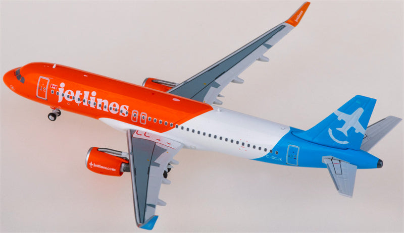 C Canada Jetlines Airbus A320 C-GCJK 1:400 Diecast Model view 2