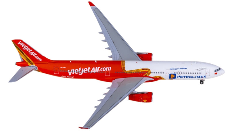 Geminijets Vietjet Air for Airbus A330-300 VN-A811 1:400 Aircraft Pre-built  Airliner Model Display