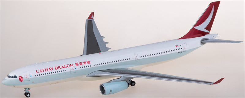 JC Wings Cathay Dragon Airbus A330-300 B-LBI 1:200 Diecast Model view 1