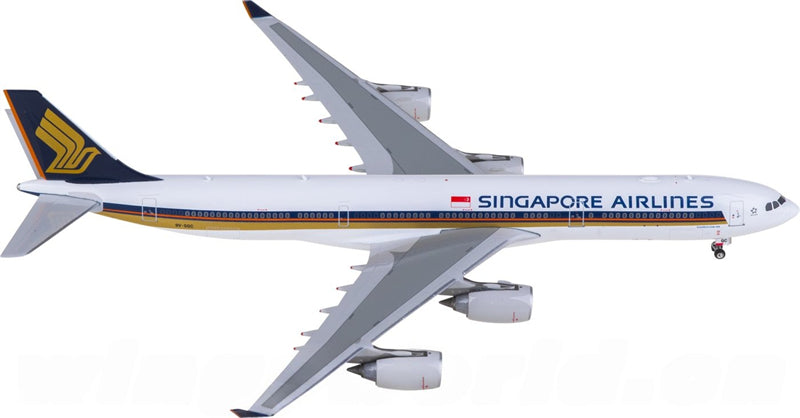 Phoenix Singapore Airlines Airbus A340-500 9V-SGC 1:400 Diecast Model view 3
