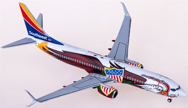 NG Models Southwest Airlines Boeing 737-800 N8619F 1:400 Diecast Model view 2